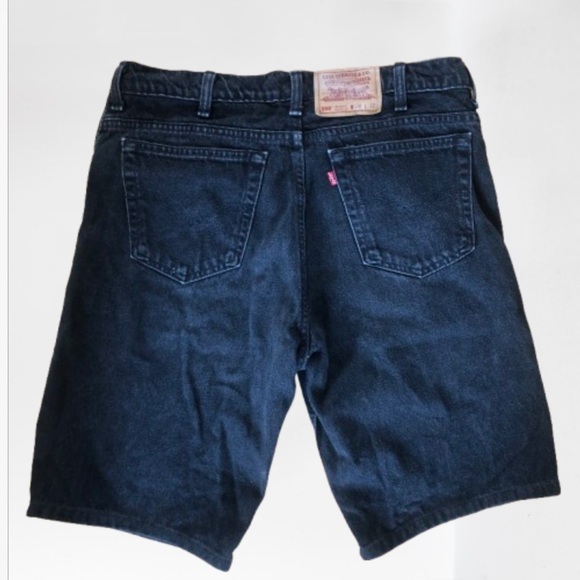 Levi’s 550  Relaxed Fit Black Denim Jeans Size 36 - Picture 2 of 7